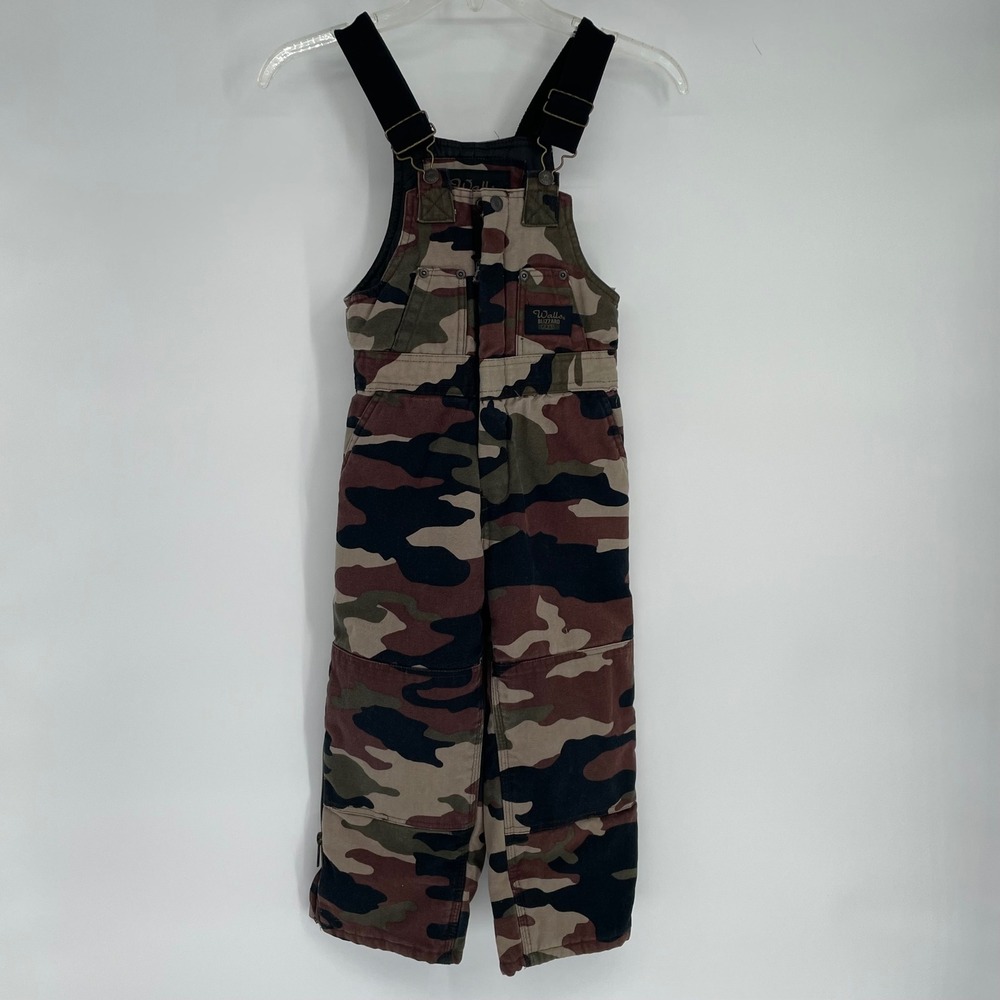 Walls Blizzard Proof Kids Camo Overalls Youth Small Regular‎